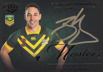 2020 NRL Elite - Masters Series Signatures #MSS1 Billy Slater Front